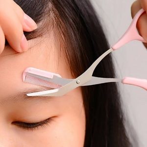 Beauty Tools Eyebrow Scissors With Eyebrow Comb