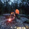 Precision Casting Fire-Breathing Dragon Sculpture Waterscape