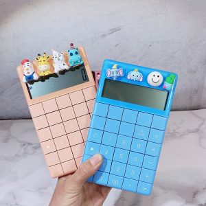 Cute Cartoon Real Voice Multi Function Big Button Fashion Calculator