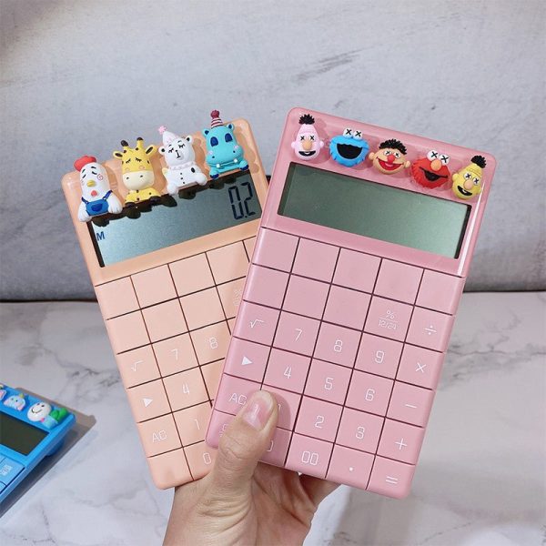 Cute Cartoon Real Voice Multi Function Big Button Fashion Calculator