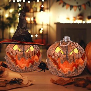 50% | Gloween Interactive Halloween Led Pumpkin Lantern