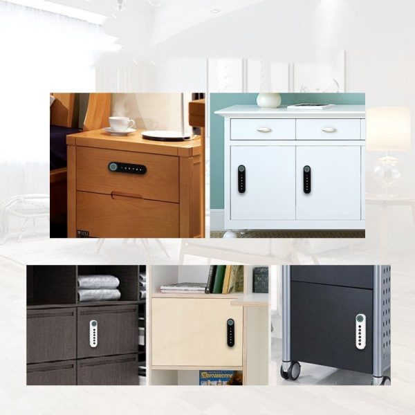 Drawer Home Wardrobe Fingerprint Combination Lock