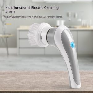 Electric Cleaning Brush 4 In 1 Spinning Scrubber Handheld Electric Cordless Cleaning Brush Portable