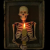 75 Haunted House Skull Halloween Decoration