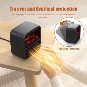 Electric Space Heater For Indoor Use Desktop High-Power Fast-Heating Small Heater