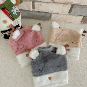 Elk Christmas Dog Clothes Cute And Warm