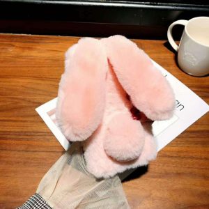 Fashion Personality Plush Rabbit Phone Case Cover