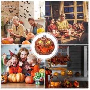 50% | Gloween Interactive Halloween Led Pumpkin Lantern