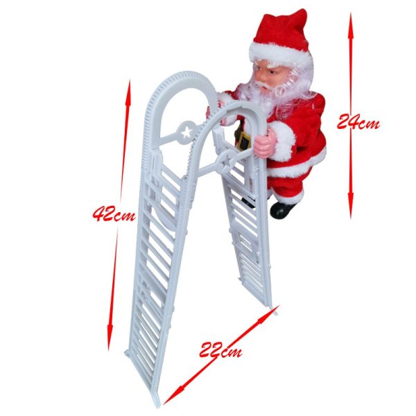 Climbing Santa Ladder Christmas Toy