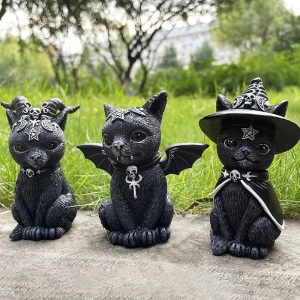 Halloween Cute And Scary Cat Decoration