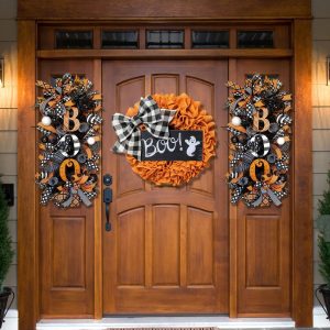 Halloween Swag Wreath Fall Wreath