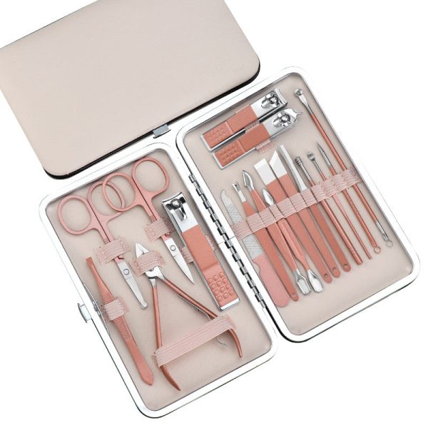 Stainless Steel Nail Clippers 23-Piece Set