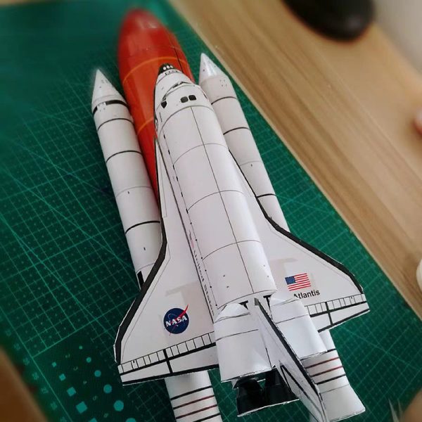 Space Shuttle 3D Paper Model Diy Decoration Toy