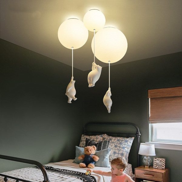 Teddy Bear Ceiling Lamp