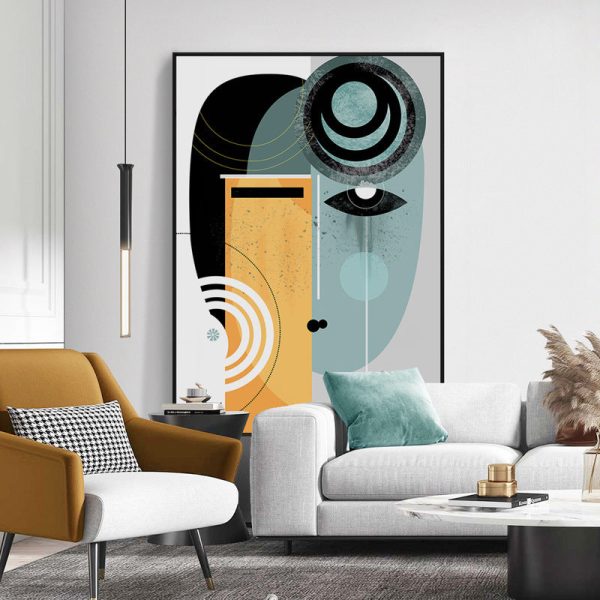 Abstract Faces Canvas Art