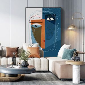 Abstract Faces Canvas Art