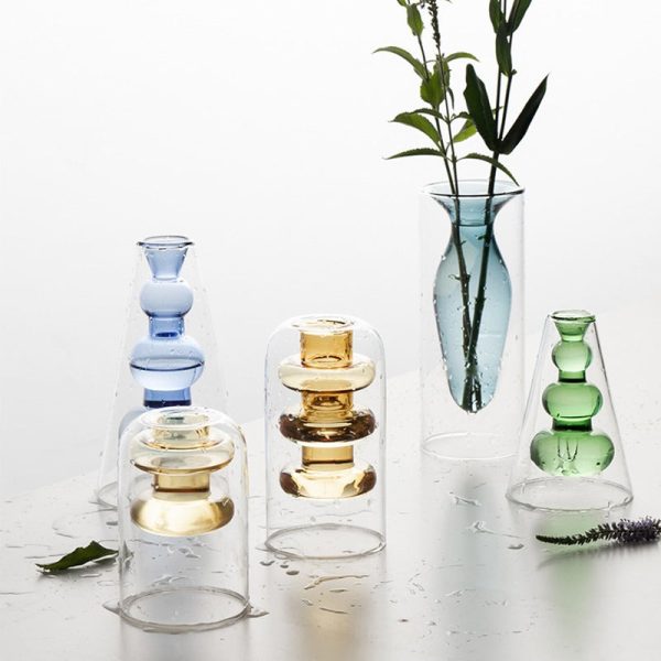 Transparent Glass Vase