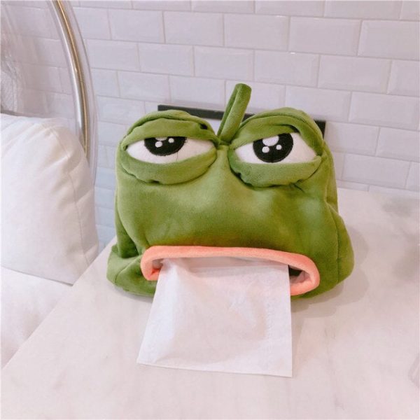 Bored Frog Tissue Box