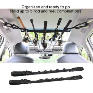 Straps For Rod Holder For Vehicles