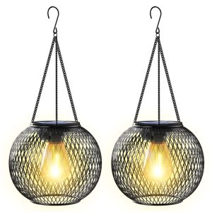 Solar Outdoor Lights Hanging Lantern