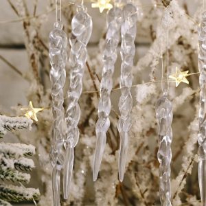 12Pcs Christmas Tree Decoration Artificial Icicles