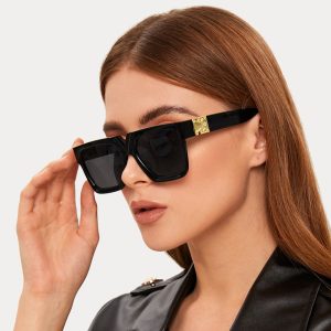 Square Thick Frame Sunglasses