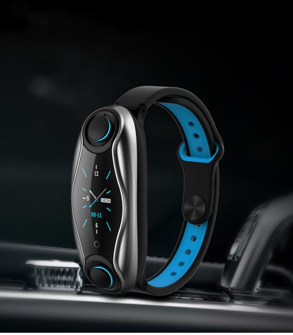 Sports Smart Bracelet With Earbuds