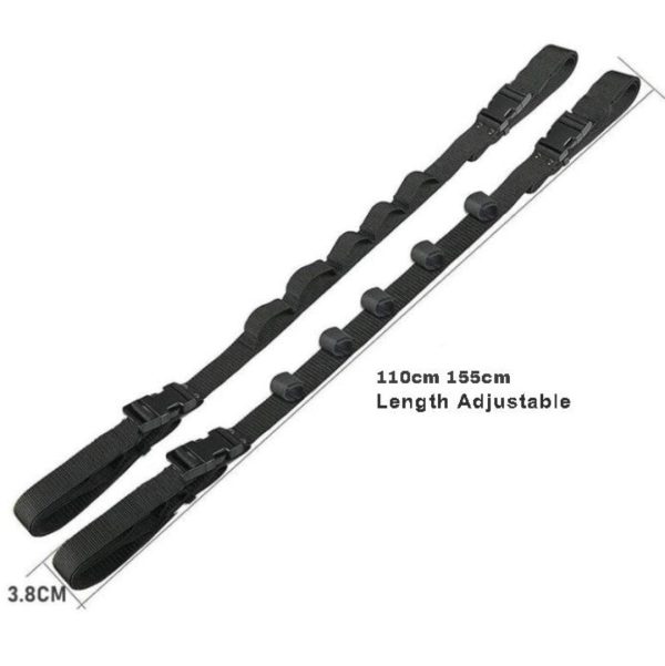 Straps For Rod Holder For Vehicles