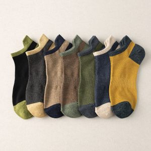 Spring And Summer Thin Cotton Breathable Short Boat Socks