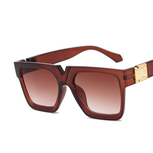 Square Thick Frame Sunglasses