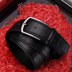 Men Pin Buckle Trousers Belt