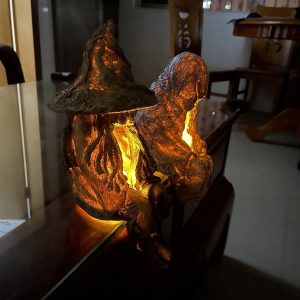 Halloween Witch Ghoul Solar Energy Lamp