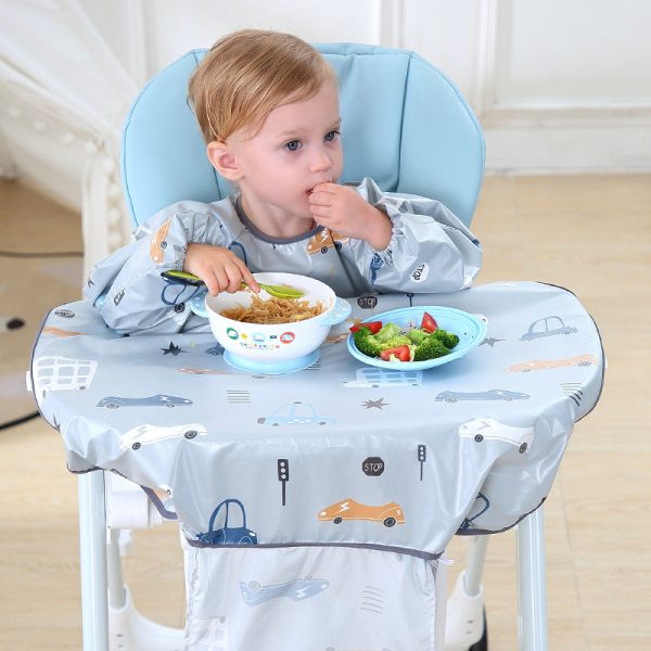 Long-Sleeved Apron Dining Chair Bib Overalls