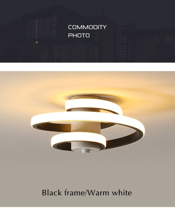 Simple And Modern Metal Led Lighting Ceiling Light