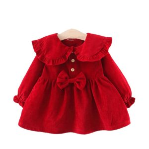 Spring And Autumn Baby Girl Long Sleeve Princess Dress