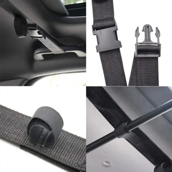 Straps For Rod Holder For Vehicles