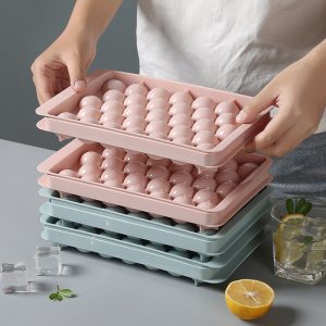 Silicone Ice Tray 3D Round Ice Molds