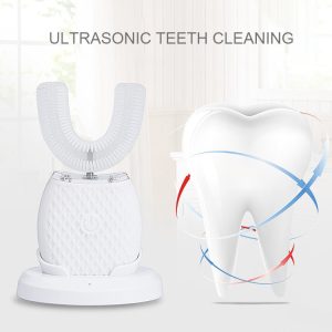 Smart Electric Toothbrush Usb Rechargeable U-Shaped Tooth