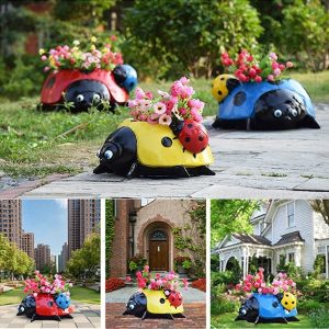 Cute Ladybug Flower Pot