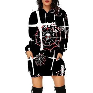 Witchy Hooded Halloween Top