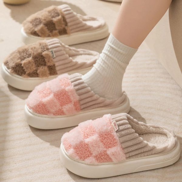 Soft Sole Thick Non-Slip Warm Slippers