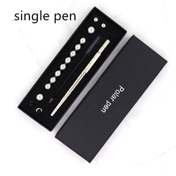 Stress Toys Fidget Magnetic Polar Pen With Stylus Ball Pen