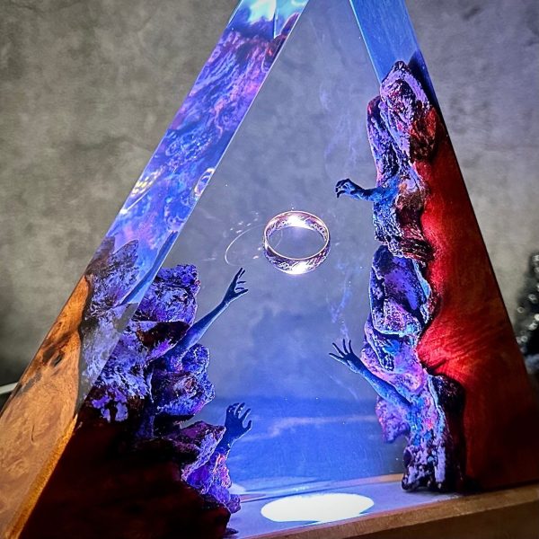 Ring Ocean Resin Night Light