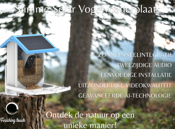 Smart Solar Bird Feeder - Discover Nature In A Unique Way!