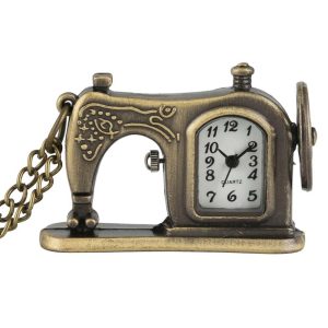 Antique Classic Sewing Machine Watch