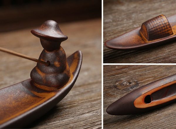 Wooden Zen Incense Holder