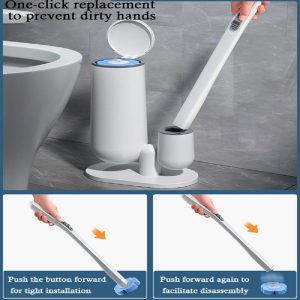 Cleaning Disposable Toilet Brush Set