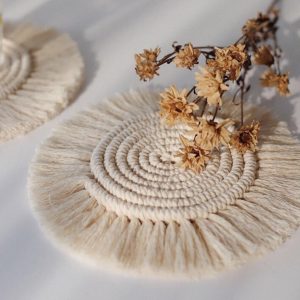 Nordic Macrame Cup Cloth Coaster