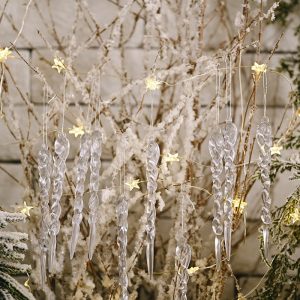 12Pcs Christmas Tree Decoration Artificial Icicles