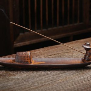 Wooden Zen Incense Holder